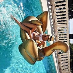 Jasonwell Swan floats gracefully on water during lake or pool days.