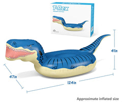 Jasonwell gift-ready dinosaur pool float for birthdays and summers