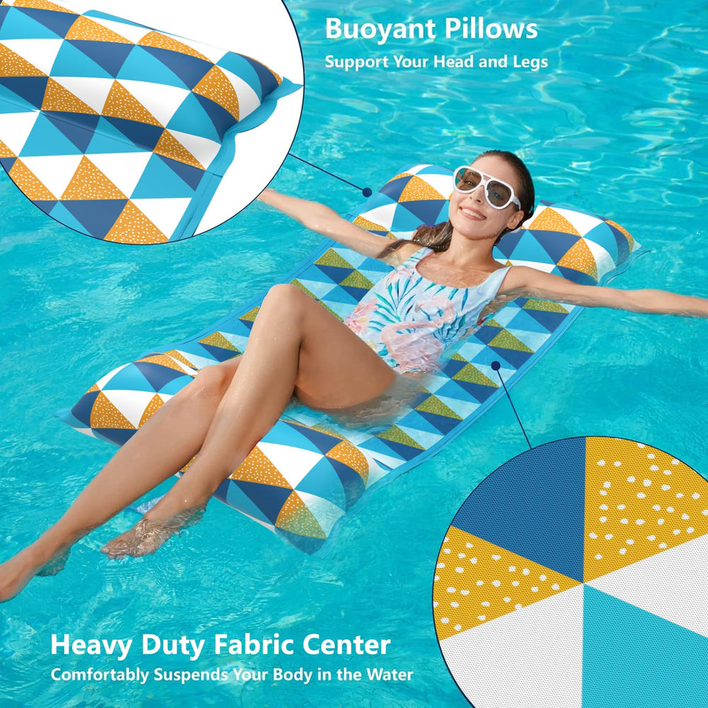 Jasonwell hammock water center suspends you gently for cooling buoyancy