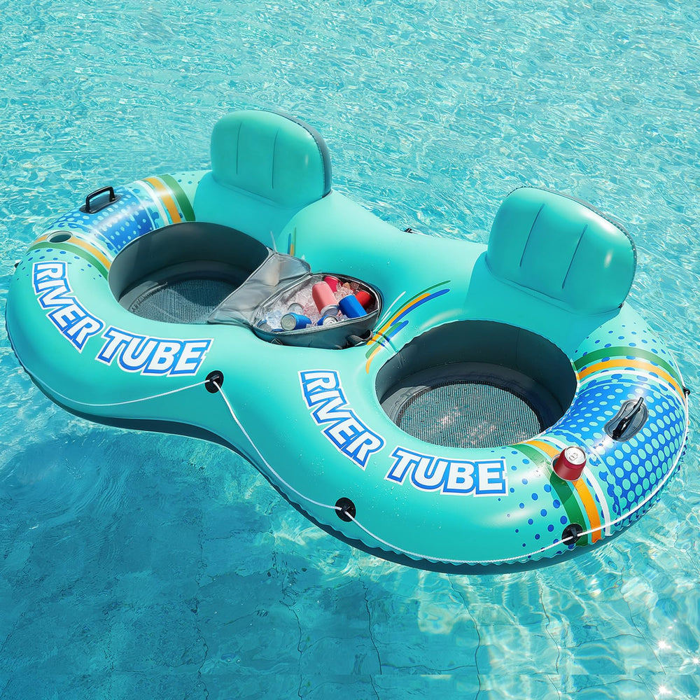 Jasonwell heavy-duty two-person river tube backrest for comfortable support
