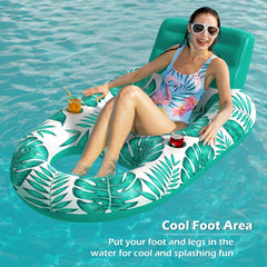 Jasonwell durable vinyl float supports adults with stable relaxing buoyancy