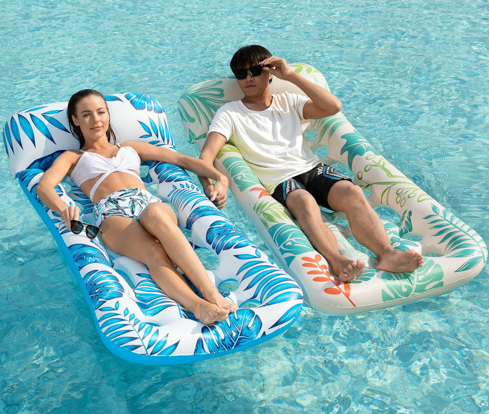 Jasonwell inflatable pool float lounge in a 2-pack for adults
