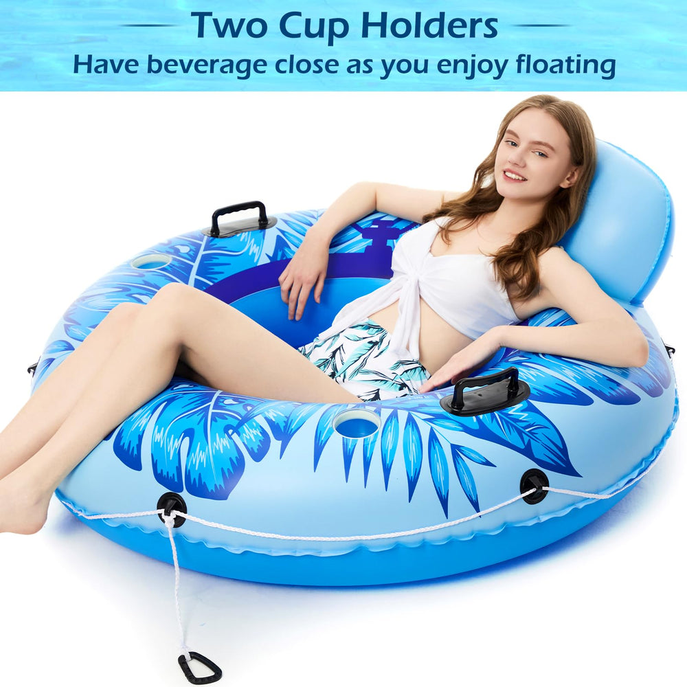 Jasonwell mesh-bottom float stays cool and comfortable under sun exposure.