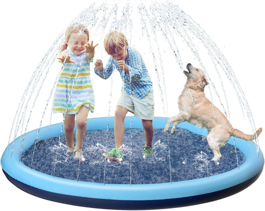Jasonwell Kids Splash Pad Splash for outdoor cooling and fun
