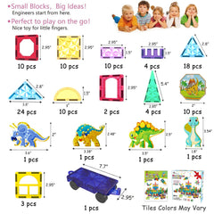 Jasonwell colorful tiles help kids explore shapes and patterns.