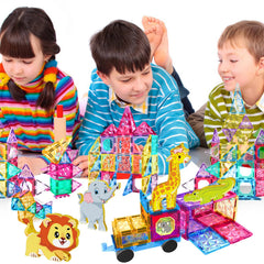 Jasonwell magnetic tiles family-play supports collaborative, screen-free fun.