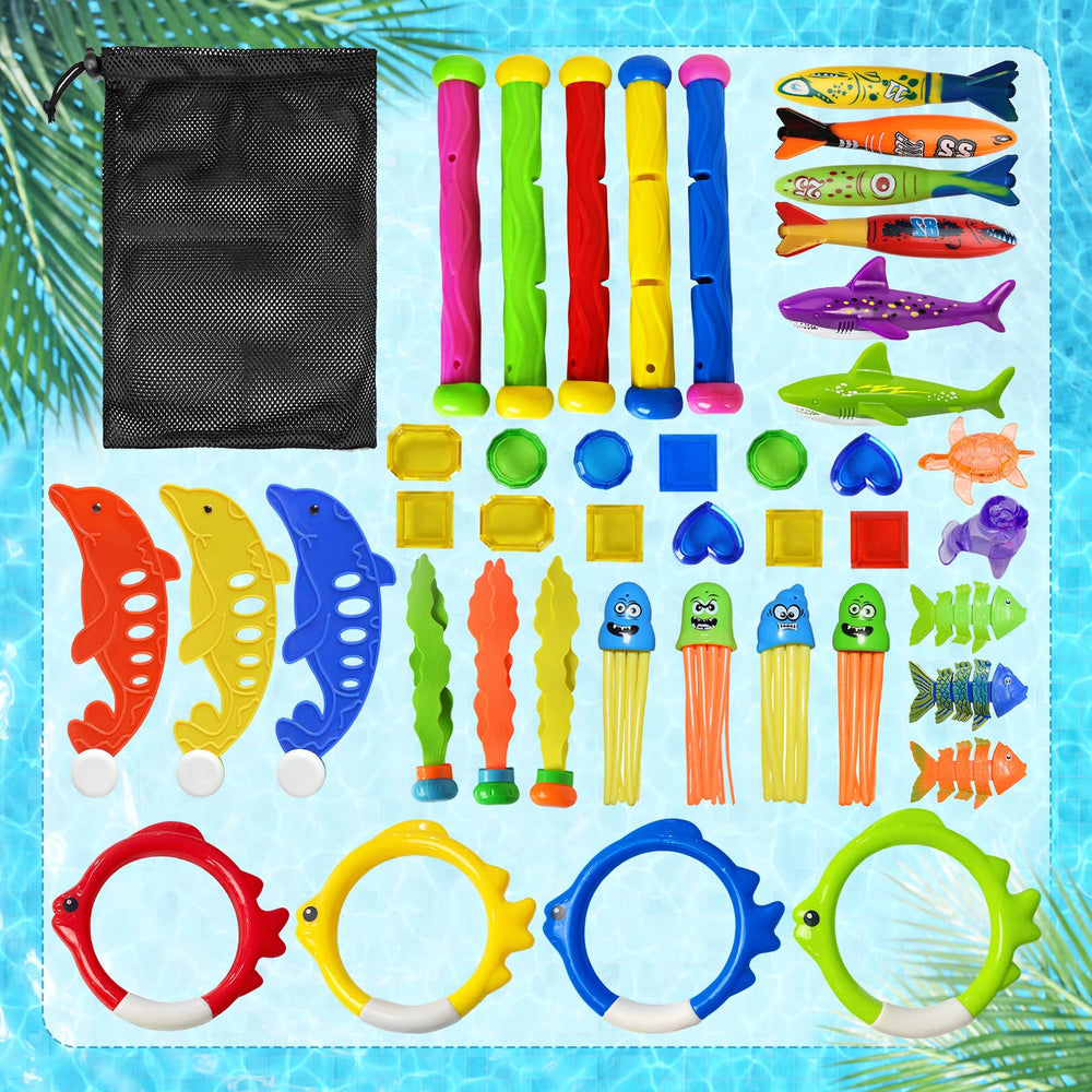 Jasonwell sea animals expand pool game options for family fun.