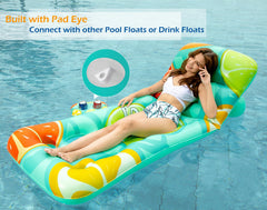 Jasonwell inflatable pool float offers great stability for confident lounging.