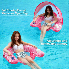 Jasonwell water-surface float seat keeps you cool while lounging.