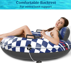 Jasonwell river tube features a cool mesh bottom to stay breezy