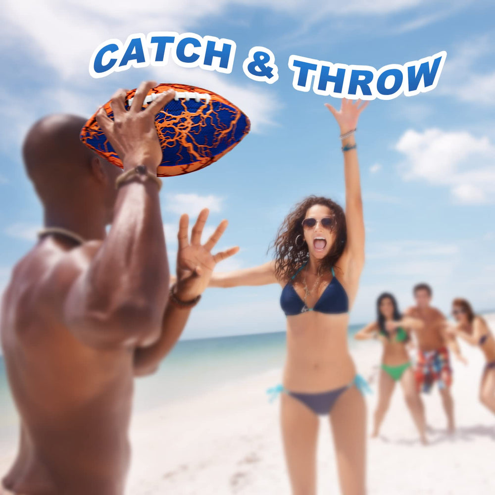 Jasonwell football with double-laced grip for reliable throws