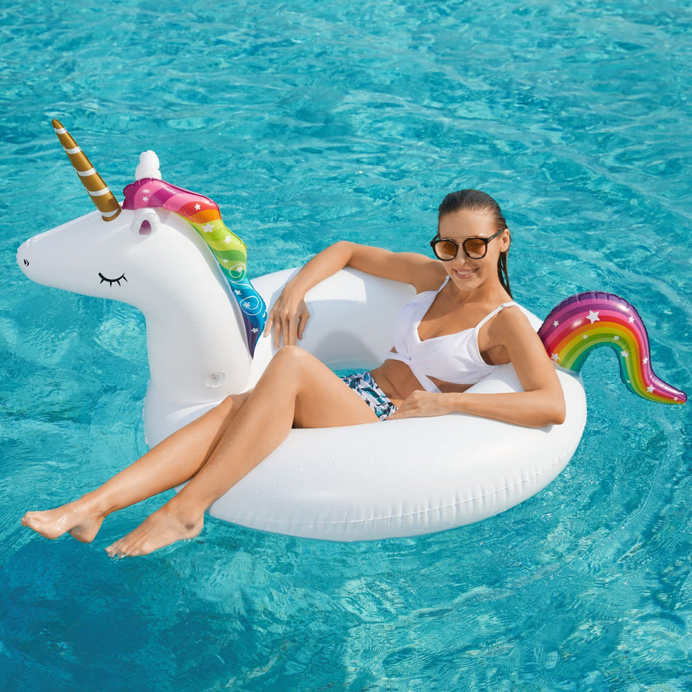 Jasonwell two-pack pool floats ready for family or friends gatherings.