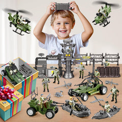 JASSKKBO army men action figures image shows detailed camo figures for play.