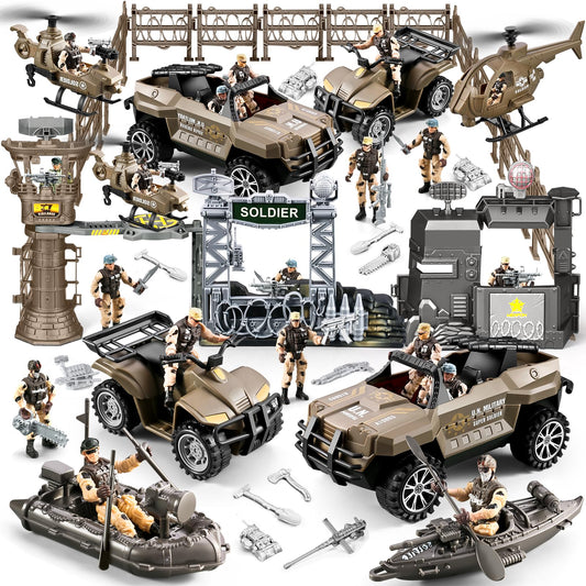 JASSKKBO military base image; durable playset for immersive battles.