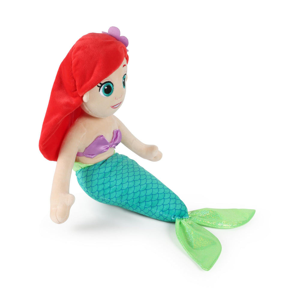Bright red hair and embroidered features add character and collectability.