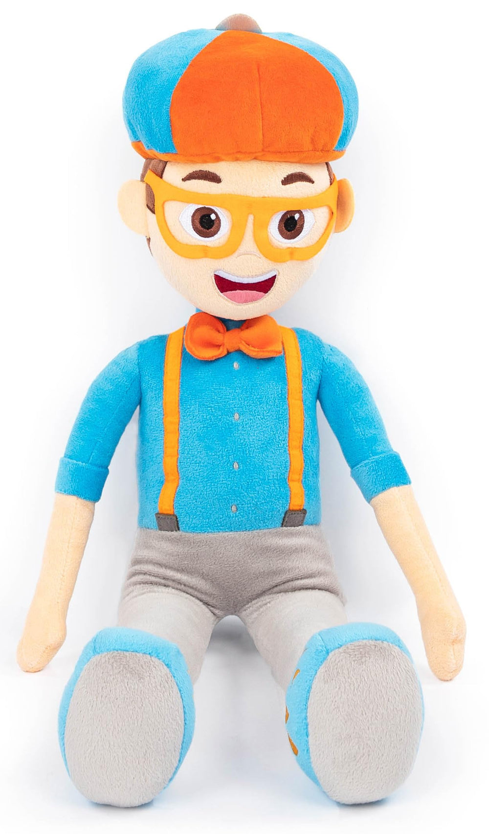 Jay Franco Blippi Plush Pillow Buddy on a cozy nap for restful moments