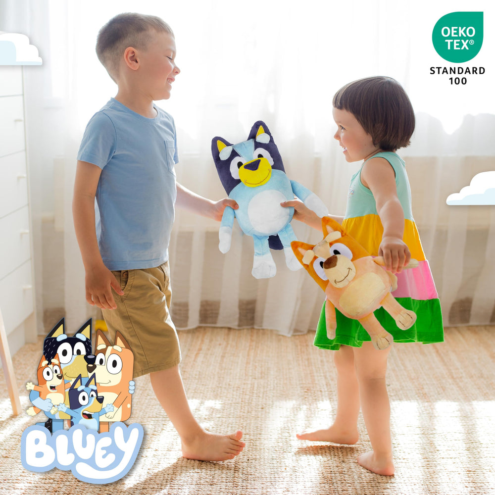 Jay Franco Bluey & Bingo soft cushions add playful decor to bedrooms.