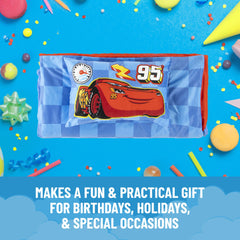 Jay Franco Cars slumber set adds playful decor to a kid's room.