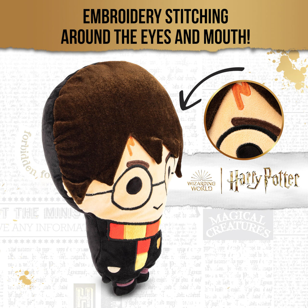 Jay Franco Harry Potter plush pillow buddy in a cozy living room setting