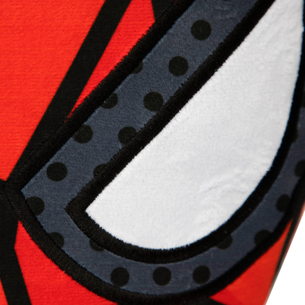 Jay Franco Spiderman pillow lifestyle shot enhances a playful bedroom setup