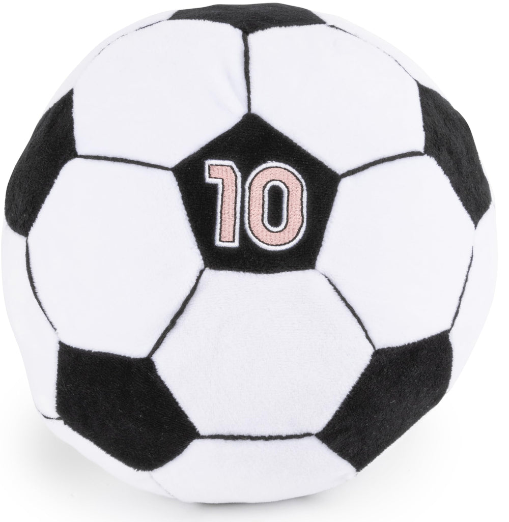 Jay Franco Messi plush pillow-ball front view for cozy lounging and soccer fan decor.