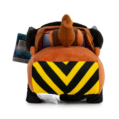 Jay Franco Cars Tow Mater plush buddy in a playroom; durable fabric for daily use