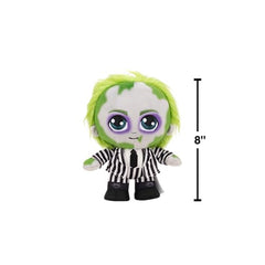 Officially licensed Warner Bros. Beetlejuice plush by Jazwares, trusted fan collectible.