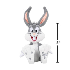 Jazwares Bugs Bunny plush ultrasoft fabric, ideal for comforting hugs and fans