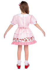 Jazwares Costume Play Hello Kitty dress back view shows seamless styling