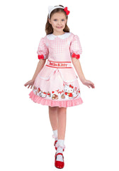 Jazwares Costume Play Hello Kitty dress graphic print highlights iconic character for dress-up