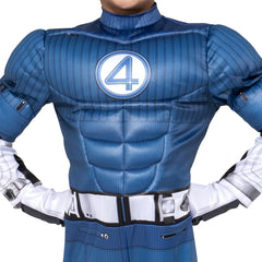 Jazwares Mr. Fantastic packaging with accessories enables easy dressing.