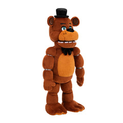 Jazwares Five Nights at Freddy’s Classic Freddy plush featuring soft fur and 14-inch size for cuddling