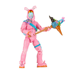 Jazwares Fortnite Legendary Rabbit Raider figure front view for dynamic posing and display.
