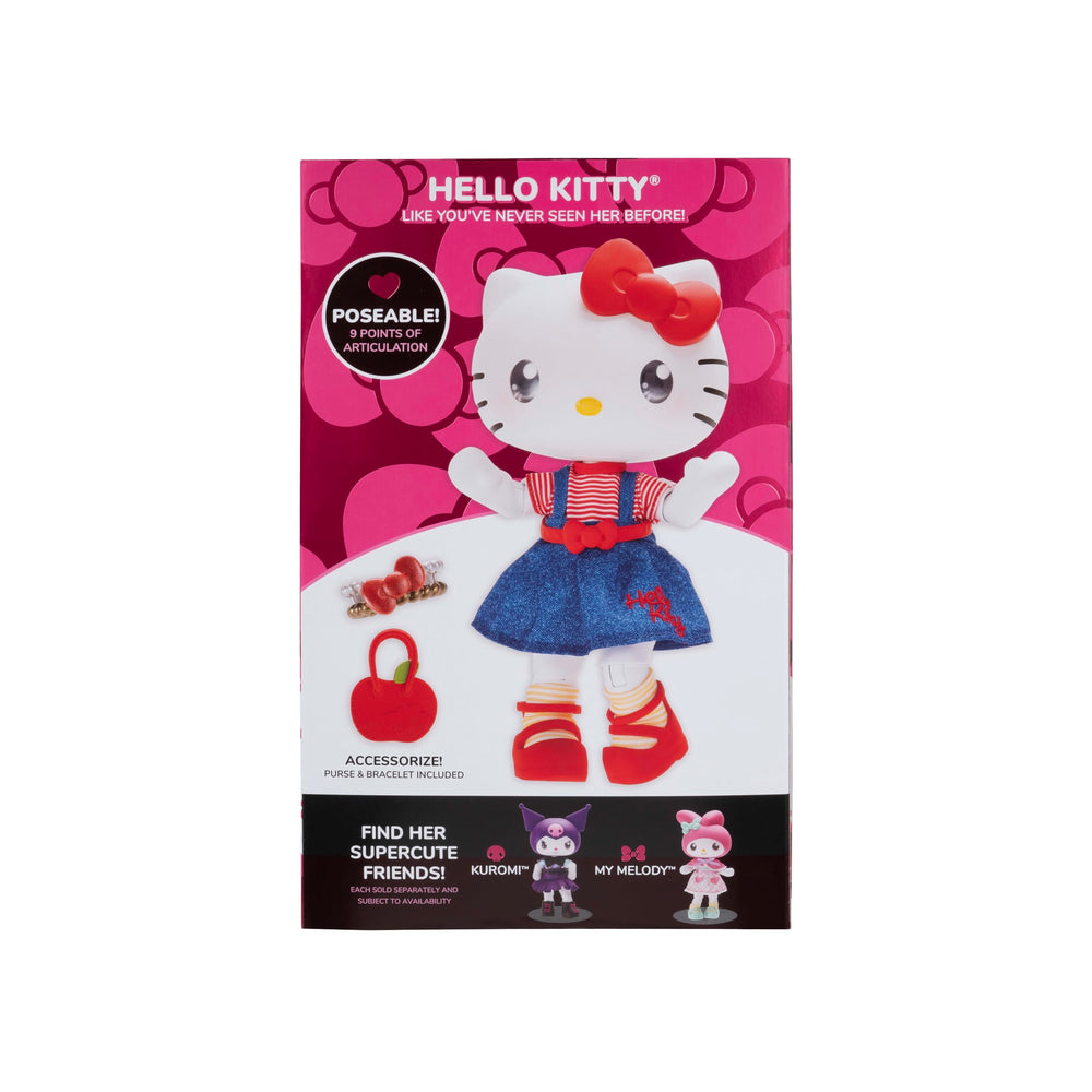 Jazwares Hello Kitty figure in display-ready pose with sparkling eyes