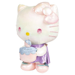 Jazwares Hello Kitty Ultra Premier 8-Inch plush side profile with shimmering colorway