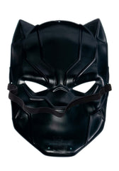 Jazwares Marvel Black Panther Youth Mask side view for detailed cosplay styling