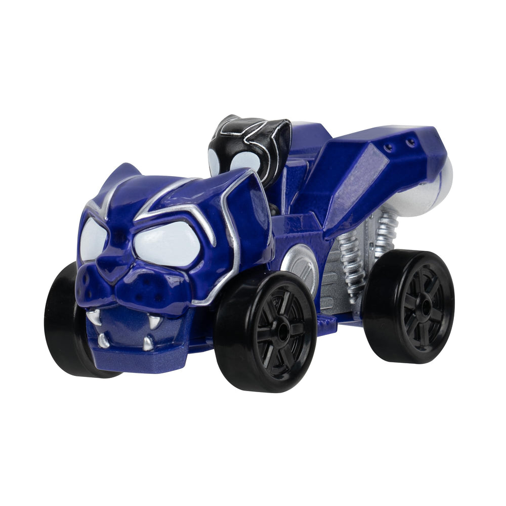 Jazwares Miles Techno Racer action shot demonstrates high-speed superhero play.