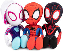 Jazwares Marvel Spidey Miles Morales 8-inch plush for imaginative adventures