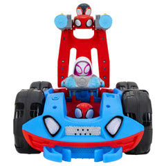 Jazwares Marvel Spidey Team Spidey Cruiser lights and sounds boost immersion.