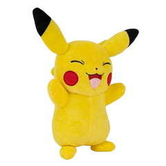 Jazwares Pikachu plush ears highlight iconic height and charm