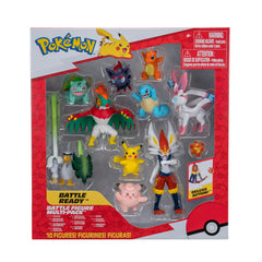 Jazwares Pokémon Battle Figure 10 Pack: Cinderace with fireball for dynamic battles