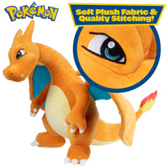 Jazwares Charizard packaging and gift-ready presentation for gifting.