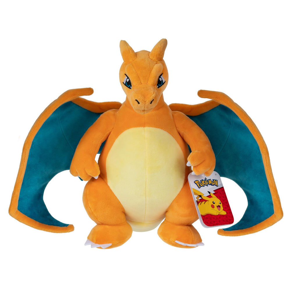 Jazwares Pokémon Charizard plush official-product, licensed collectible for fans.