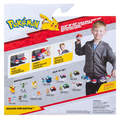 Jazwares Charmander Clip N Go set packaging shows official license.