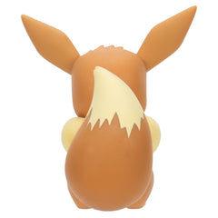Jazwares Eevee Select Figure on a desk display, versatile play and display piece.