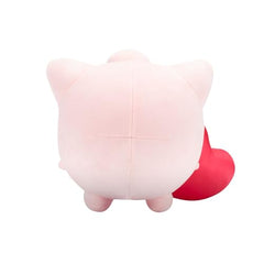 Jazwares Pokemon Jigglypuff plush 8-inch size for easy display and hugs.