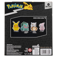 Jazwares Pokémon Mew Select vinyl figure packaging, licensed collectible suitable for gifting.
