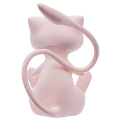 Jazwares Pokémon Mew Select vinyl figure on display shelf, ideal for collections.