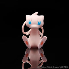 Jazwares Pokémon Mew Select vinyl figure side view, perfect shelf companion.