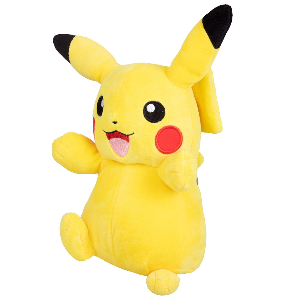 Jazwares Pikachu plush anime-inspired look for cosplay or pretend adventures.